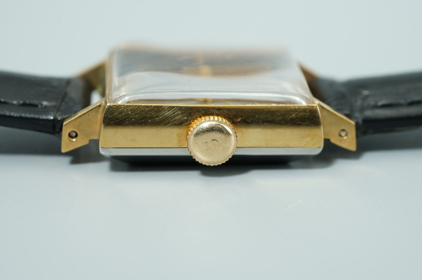 *Exc+5* Vintage SEIKO DIASHOCK 5292 Hand Wind Black Dial Square 22mm Women Watch