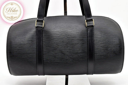 Louis Vuitton Epi Soufflot Black Handbag M52222 Authentic Condition *SA*