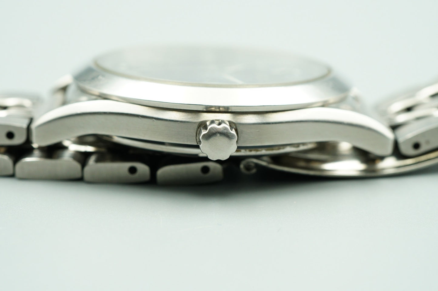 *Exc+4* Vintage 1999 SEIKO SPIRIT 7N43-9080 Quartz Blue Round 36mm Mens Watch