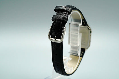 *Exc+4* Vintage 1972 SEIKO DOLCE 6020-5930 Quartz Black Square 29mm Mens Watch