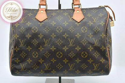 Louis Vuitton Speedy 30 Monogram Brown Handbag M41526 Authentic Condition *B*