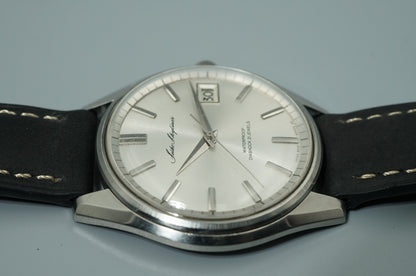 *N MINT* Vintage1965 SEIKO Skyliner 6222-8000 Automatic Silver 37mm Mens Watch