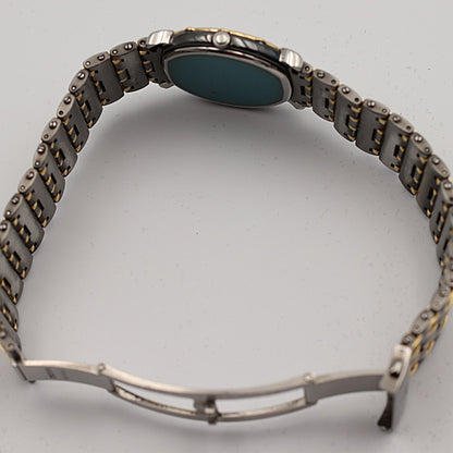 *Exc+5* Vintage 1990s SEIKO CREDOR 9571-6050 Qz Gray Dial Round 31mm Mens Watch