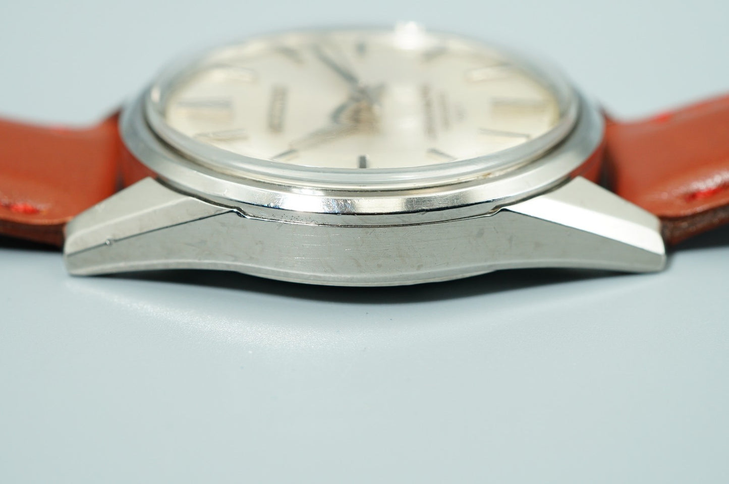 *Exc+5* Vintage 1968 SEIKO Lord marvel 5740-8000 Automa Silver 34mm Mens Watch
