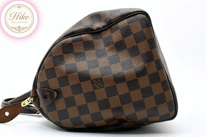 Louis Vuitton Speedy 30 Damier Ebene Brown Handbag N41364 Authentic Condition SA