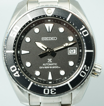 *MINT*  SEIKO  Prospex - 6R35-00A0 Automatic Black Dial Round 45mm Mens Watch