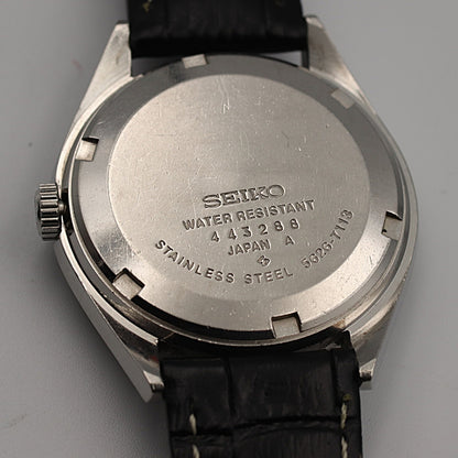 *Exc+4* Vintage 1974 SEIKO KS HI-BEAT 5626-7113 Automa Silver 36mm Mens Watch