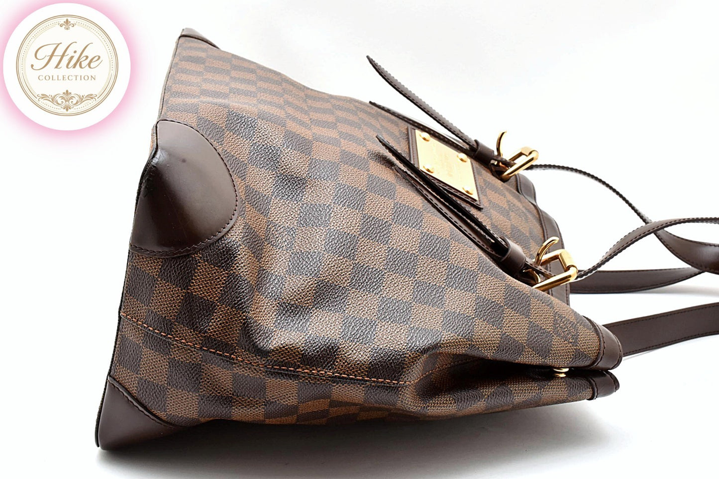 Louis Vuitton Hampstead MM Damier Ebene Tote Bag N51204 Authentic *AB* B0098