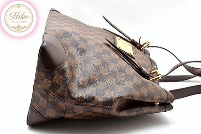 Louis Vuitton Hampstead MM Damier Ebene Tote Bag N51204 Authentic *AB* B0098