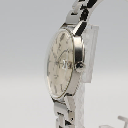Vintage 1966 OMEGA Seamaster 600 Cal.611 Manual Silver CrossLine 34mm Mens Watch