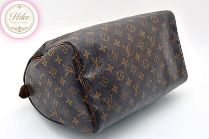 Louis Vuitton Speedy 30 Monogram Brown Handbag M41526 Authentic Condition *A*