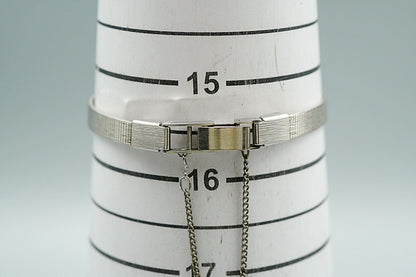 *N MINT* Vintage 1973 SEIKO 11-3360 Hand Winding Silver Dial 15 mm Women Watch