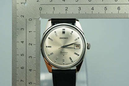 *MINT*Vintage 1977 SEIKO Sportsman 6602-9981 Hand Wind Silver 36mm Mens Watch