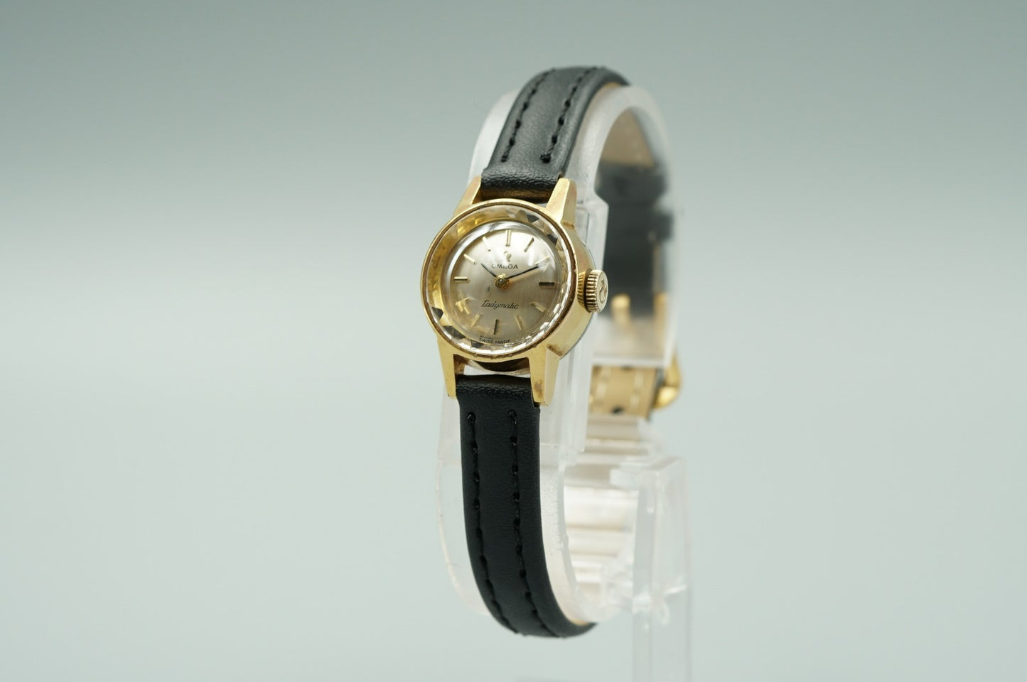 *N MINT* Vintage 1966 OMEGA Ladymatic Cal.661 Automatic Silver 17mm Women Watch