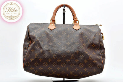 Louis Vuitton Speedy 35 Monogram Brown Handbag M41107  Authentic Condition *B*