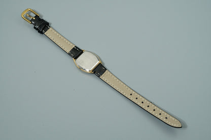 *N MINT* Vintage OMEGA De Ville Cal.1387 Quartz Gold Octagon 22mm Women Watch