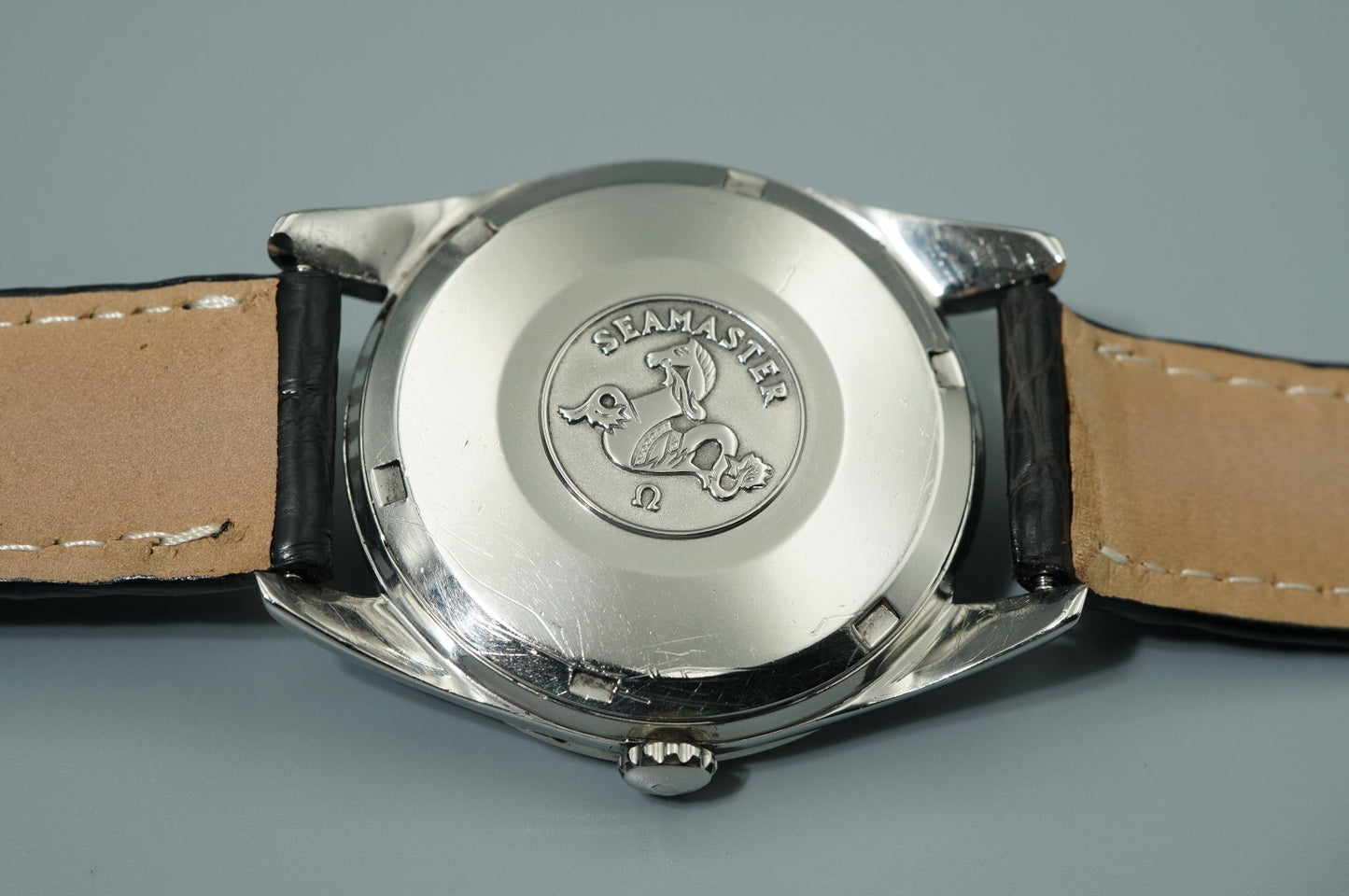 *Exc+5* Vintage 1963 OMEGA Seamaster Cal.562 Automatic Silver 34mm Mens Watch