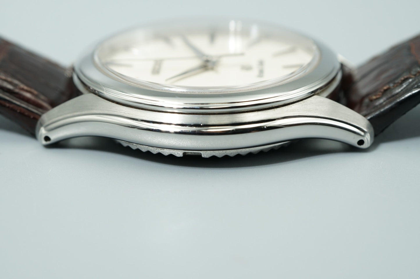 *MINT* Vintage1997 Grand SEIKO 9F61-0A10 Quartz White Dial Round 35mm Mens Watch