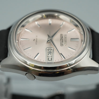 *NEAR MINT* Vintage SEIKO 5actus 7019-7060 Automatic Silver 37mm Mens Watch