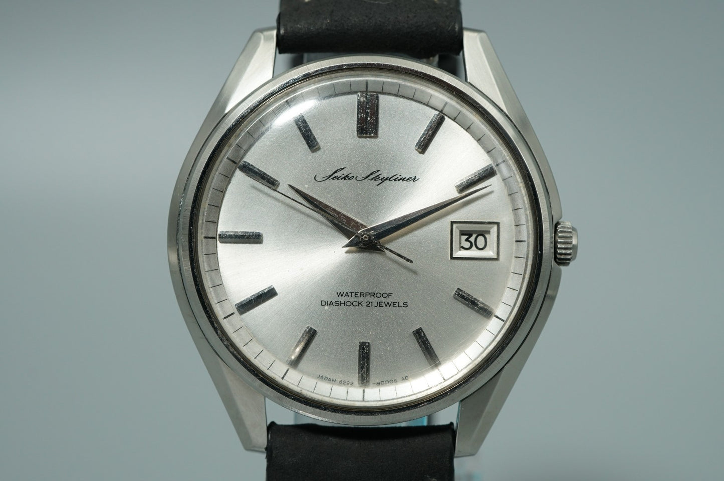 *N MINT* Vintage1965 SEIKO Skyliner 6222-8000 Automatic Silver 37mm Mens Watch