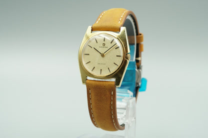 N MINT Vintage 1970 OMEGA De Ville Cal.620 Hand Wind Gold Round 32mm Mens Watch