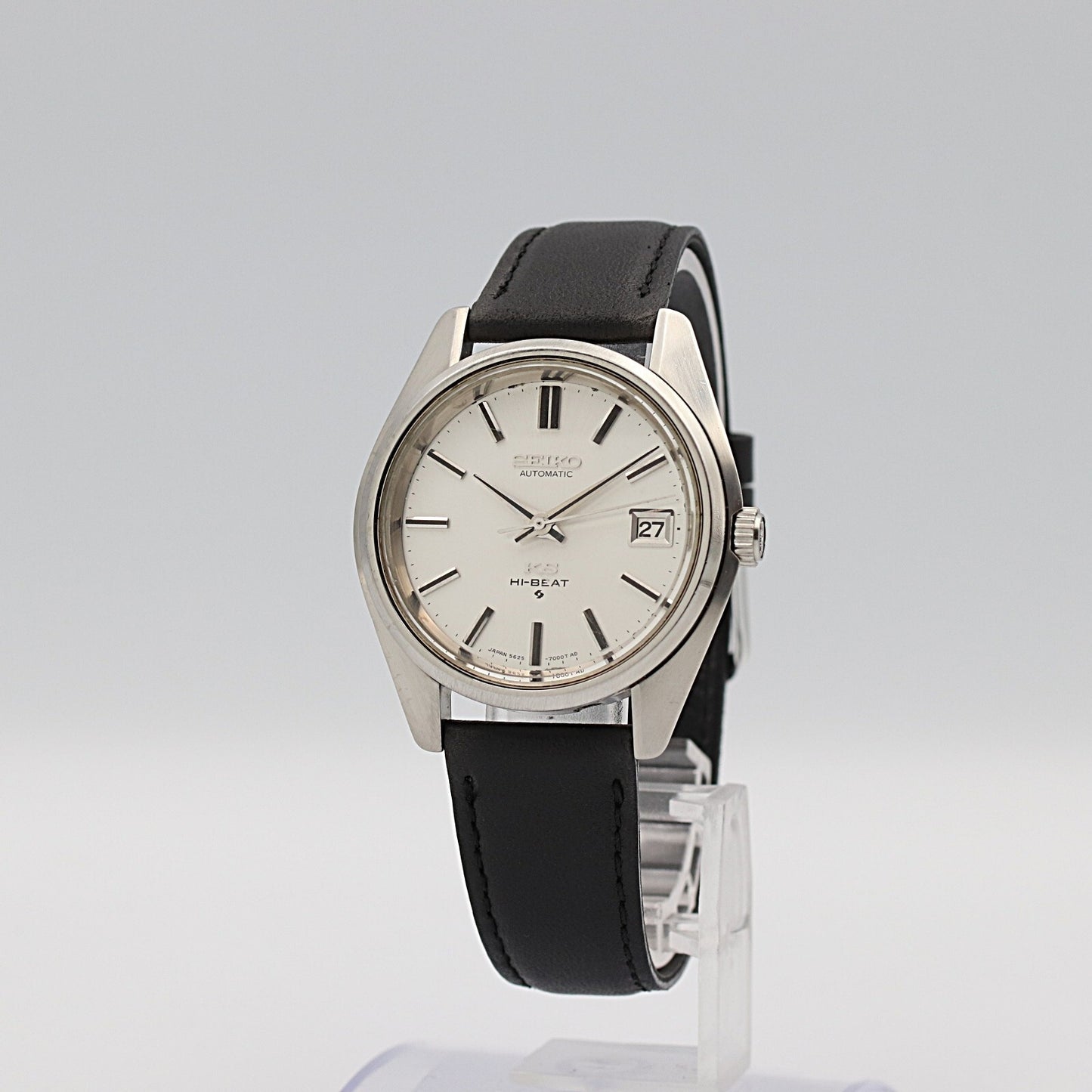 serviced *N MINT* Vintage 1970s SEIKO king 5625-7000 Auto White 37mm Mens Watch