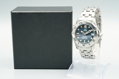 Exc+5 1990s OMEGA Seamaster Cal.1109 Ref.168.1502 Automatic Blue 36mm Mens Watch