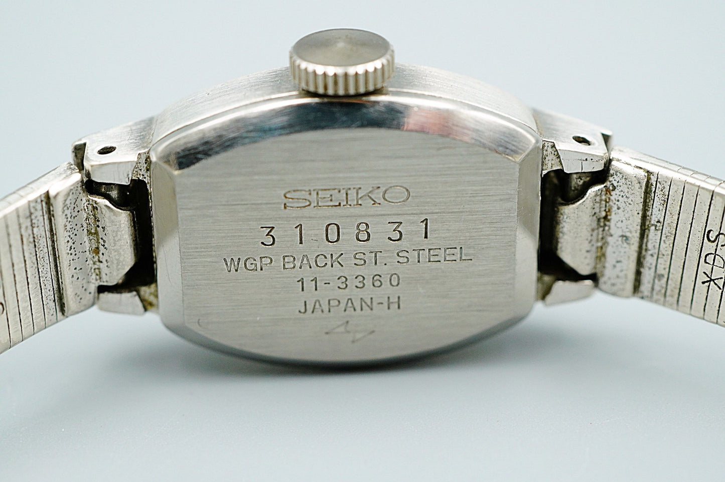 *N MINT* Vintage 1973 SEIKO 11-3360 Hand Winding Silver Dial 15 mm Women Watch