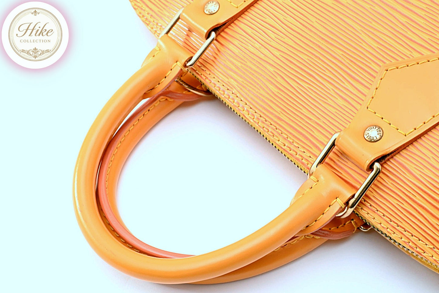 Louis Vuitton Alma Epi Yellow Handbag M52149 Authentic Condition *SA*