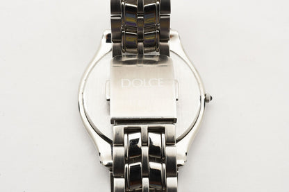 Near MINT Seiko Dolce 8J41-6030 silver Mens Vintage Watch From JAPAN