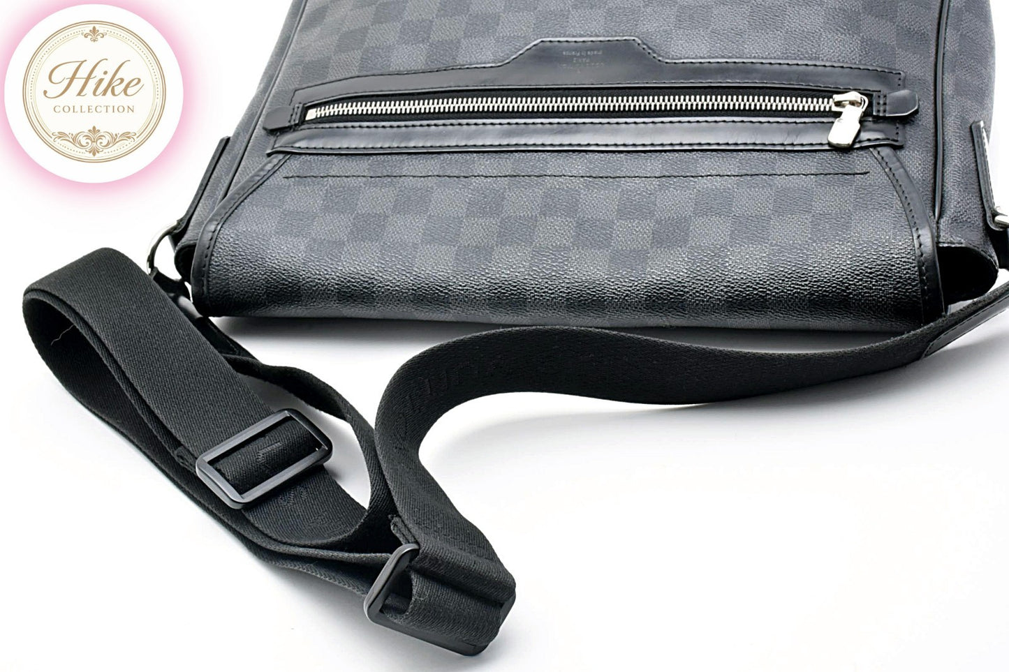 Louis Vuitton Damier Graphite Daniel MM Shoulder Bag N58029 Auth Condition *A*
