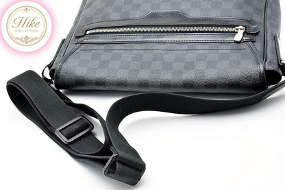 Louis Vuitton Damier Graphite Daniel MM Shoulder Bag N58029 Auth Condition *A*