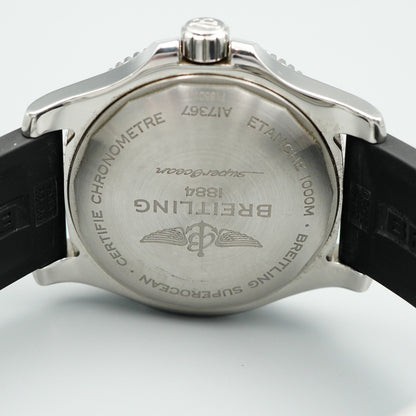 *Exc+5 Box & Paper* BREITLING Superocean A17367 Automatic Yellow 46mm Mens Watch