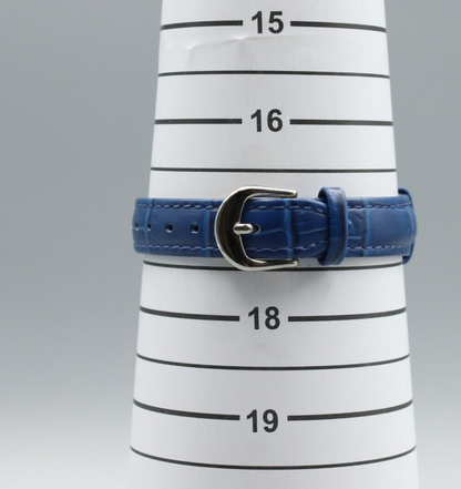 *NEAR MINT* Vintage OMEGA De Ville Hand Winding Blue Dial Square Mens Watch