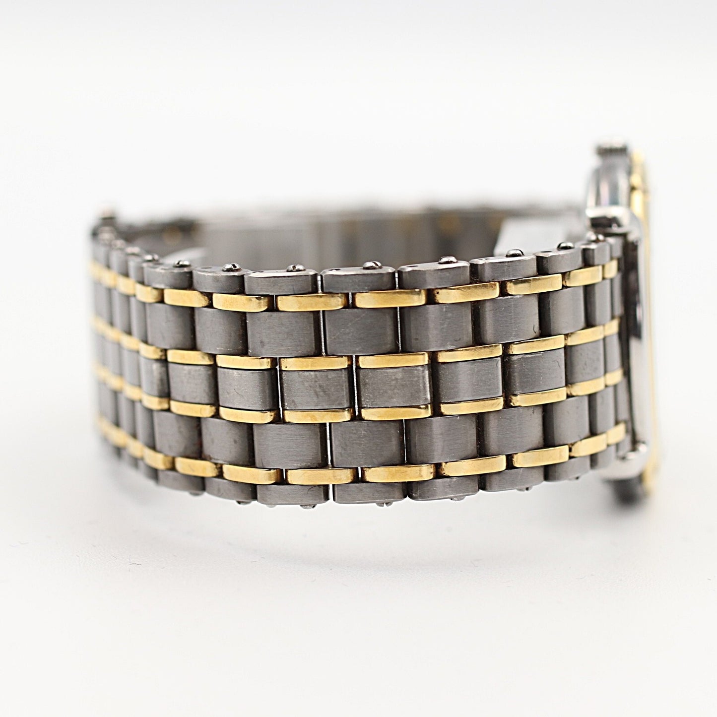 *Exc+5* Vintage 1990s SEIKO CREDOR 9571-6050 Qz Gray Dial Round 31mm Mens Watch