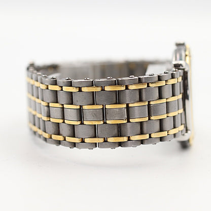 *Exc+5* Vintage 1990s SEIKO CREDOR 9571-6050 Qz Gray Dial Round 31mm Mens Watch