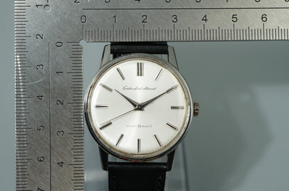 Vintage 1964 SEIKO Lord Marvel 5740-1990 Hand Wind Silver Round 36mm Mens Watch