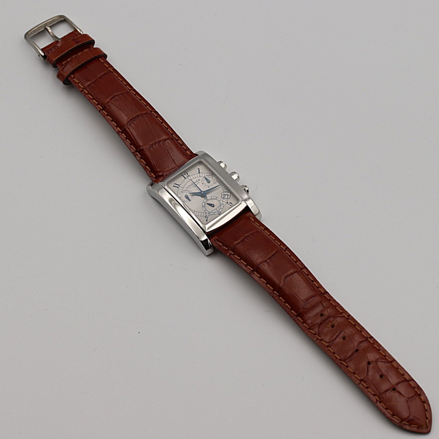 *N MINT* Vintage 1990s LONGINES DolceVita L5.656.4 Qz Silver 27mm Women Watch
