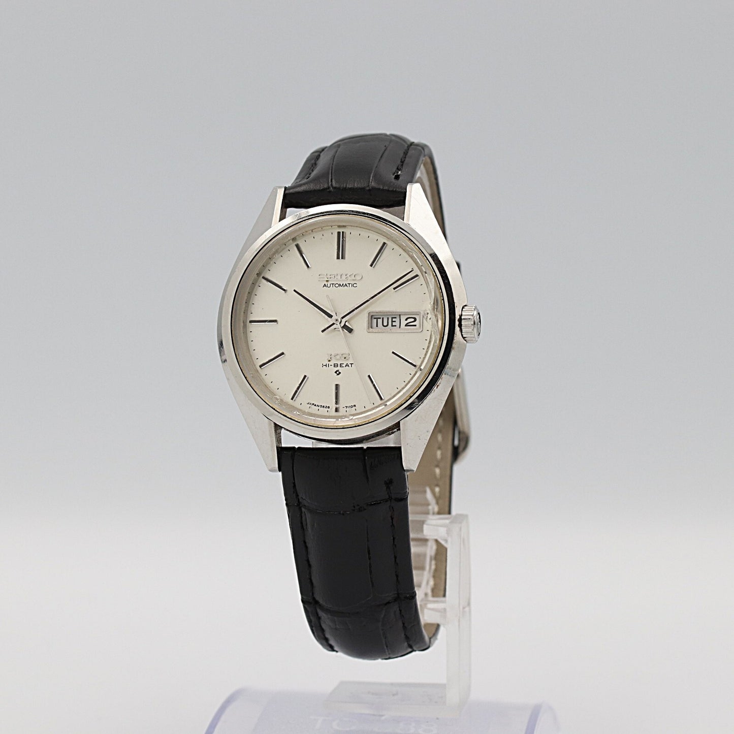 *Exc+4* Vintage 1974 SEIKO KS HI-BEAT 5626-7113 Automa Silver 36mm Mens Watch