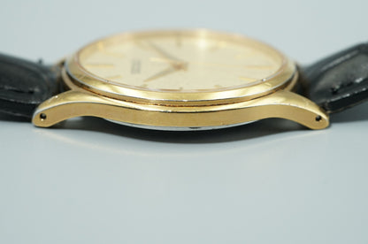 *Exc+5* SEIKO Dolce 8J41-0AJ0 Quartz Gold Dial Round 33mm Women Watch