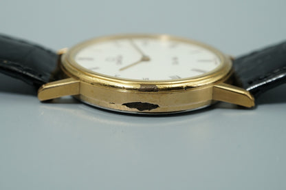 Exc+4 Vintage 1979 OMEGA De Ville Cal.625 Hand Wind White Round 32mm Mens Watch