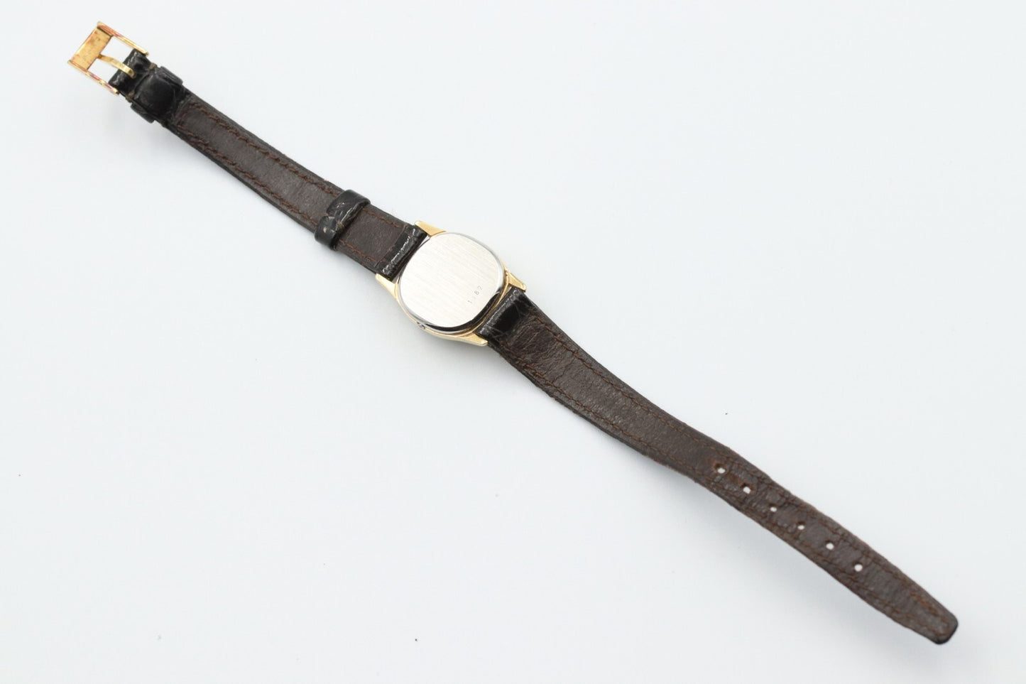 *N MINT* Vintage OMEGA De Ville Cal.1387 Qz White Dial Square 18mm Women Watch