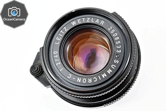 *MINT* Leica LEITZ WETZLAR summicron-C 40mm F/2 Lens M mount From JAPAN