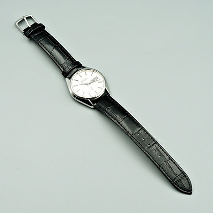 *Exc+5* Vintage 1970s SEIKO KING 4823-8000 Qz White Dial Round 36mm Mens Watch