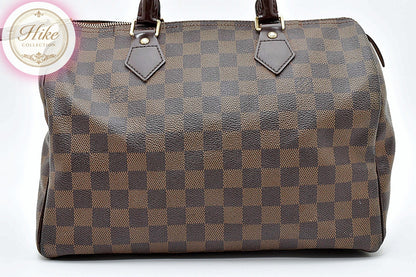 Louis Vuitton Speedy 30 Damier Ebene Handbag N41364 Authentic Condition *SA*