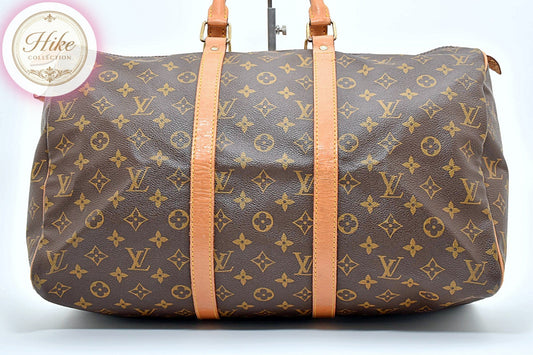 Louis Vuitton Keepall 45 Monogram Brown Handbag M41428 Authentic Condition *A*