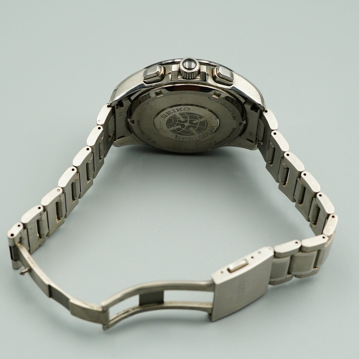 *MINT in Box* SEIKO ASTRON 8X53-0AB0-2 Solar White Dial Round 45mm Mens Watch