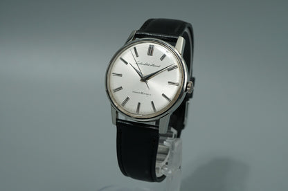 Vintage 1964 SEIKO Lord Marvel 5740-1990 Hand Wind Silver Round 36mm Mens Watch