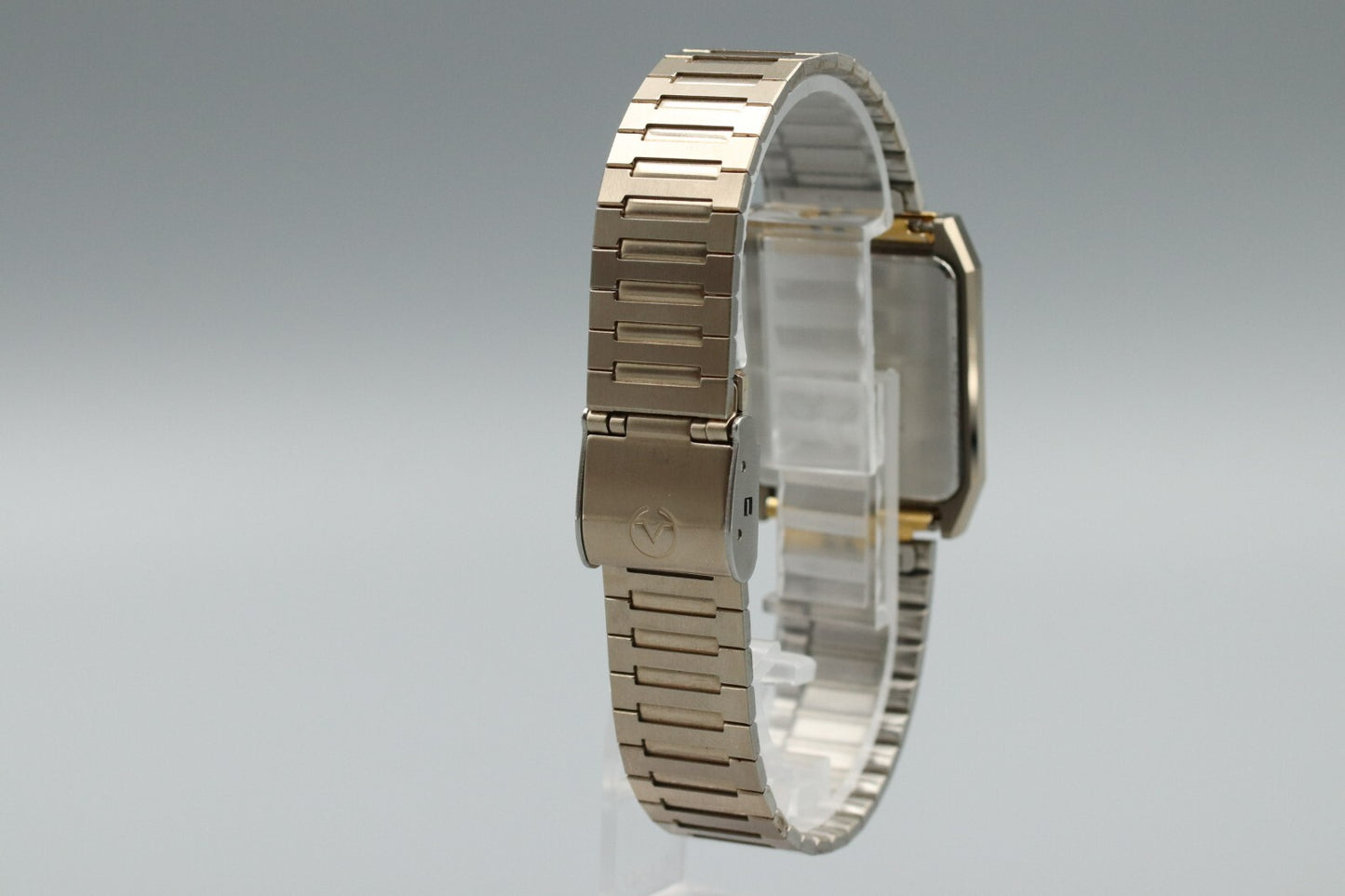 *NEAR MINT* Vintage SEIKO Dolce 9521-5170 Quartz Gold Dial Square  Mens Watch