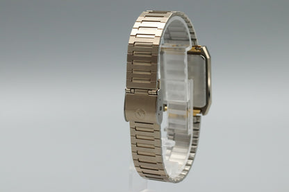 *NEAR MINT* Vintage SEIKO Dolce 9521-5170 Quartz Gold Dial Square  Mens Watch